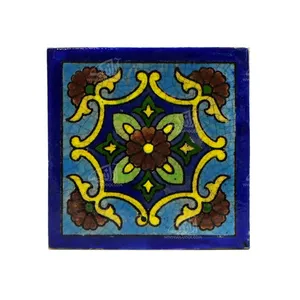 کاشی هفت رنگ‏  ‏‏طرح ‏چهار گل‏ مدل 1118800007