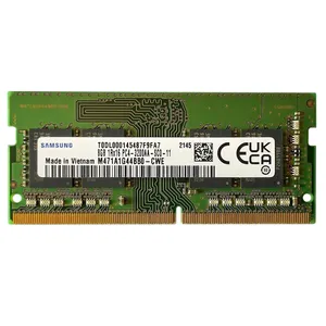 رم لپ تاپ DDR4 تک کاناله 3200 مگاهرتز CL22 سامسونگ مدل PC4-3200 ظرفیت 8 گیگابایت