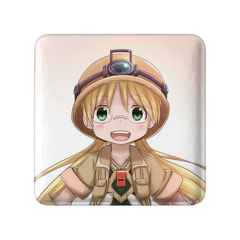 مگنت خندالو طرح ریکو انیمه ساخته شده در پرتگاه Made in Abyss  مدل مربعی کد 22087