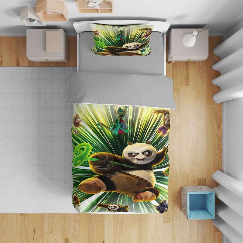 سرویس روتختی مدل پاندا کنگفوکار 5269 تک نفره 5 تکه