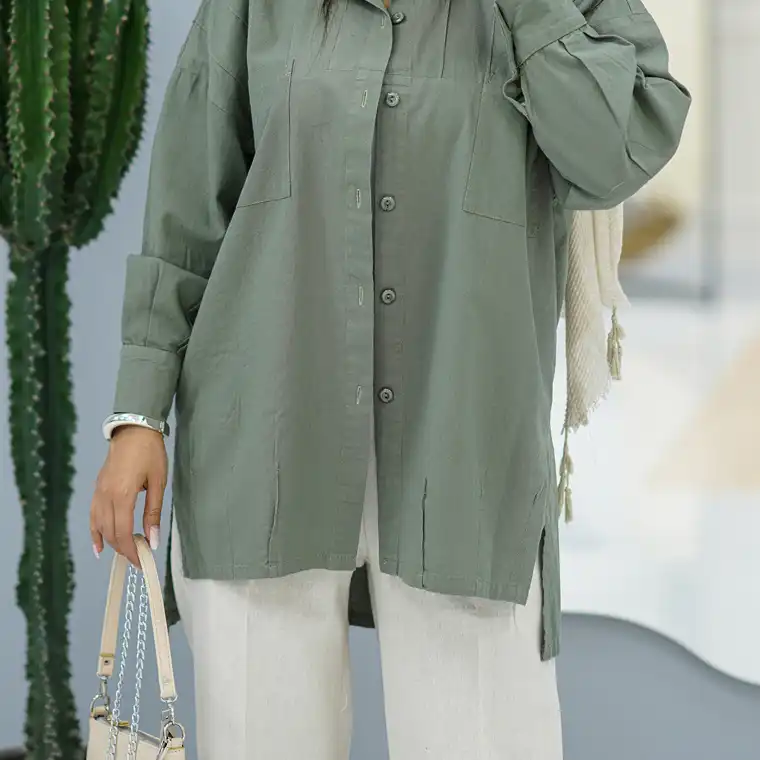 مانتو زنانه السانا مدل بنیسا کد 182710