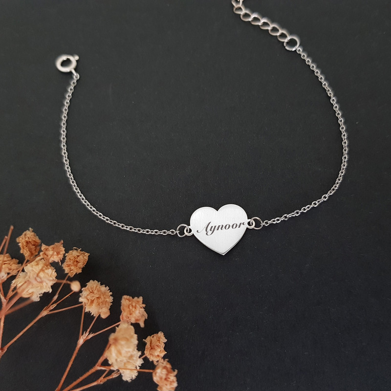 دستبند نقره زنانه ترمه ۱ مدل آینور کد DN 3092