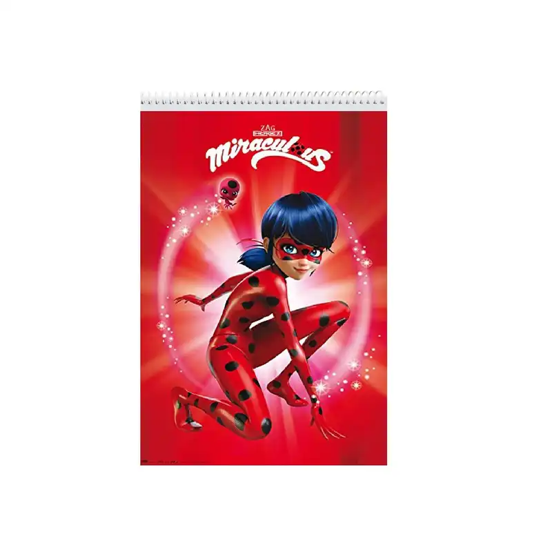 دفتر نقاشی 50 برگ نیکاد مدل دخترانه طرح دختر کفش دوزکی کد A4