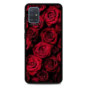 AKAM AMC-WSGA51-FLOWERS-35 Cover For Samsung Galaxy A51