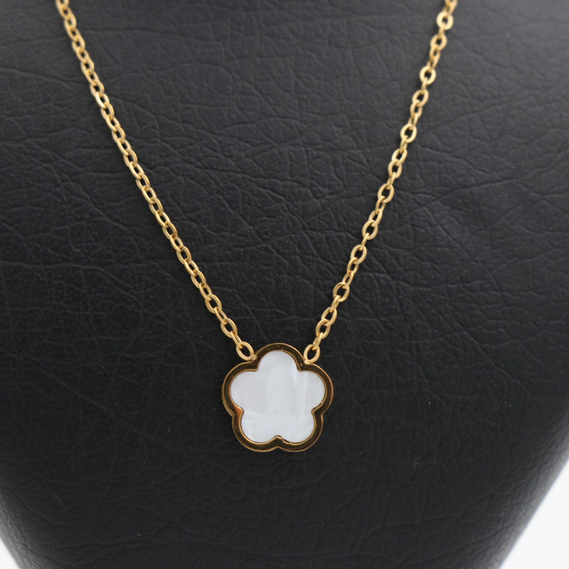 گردنبند دخترانه مدل 72798 گل پنج پر کد 11607 گردنبند دخترانه مدل 72798 گل پنج پر کد 11607