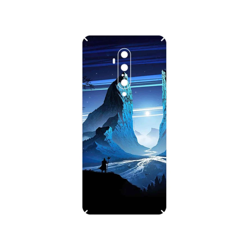 برچسب پوششی ماهوت مدل Blue Mountains Digital Art مناسب برای گوشی موبایل وان پلاس 7T Pro