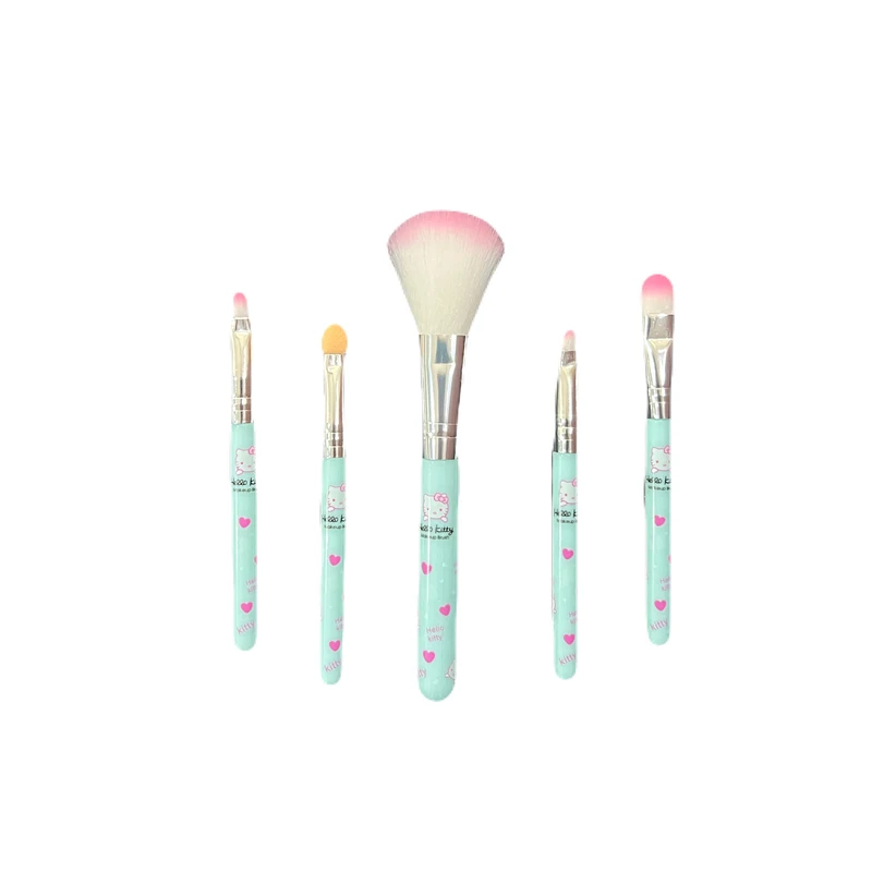 ست برس آرایشی هلو کیتی مدل 3d مجموعه 5 عددی مجموعه