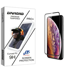 JF Diamond glass Screen Protector For Apple iPhone X/Xs