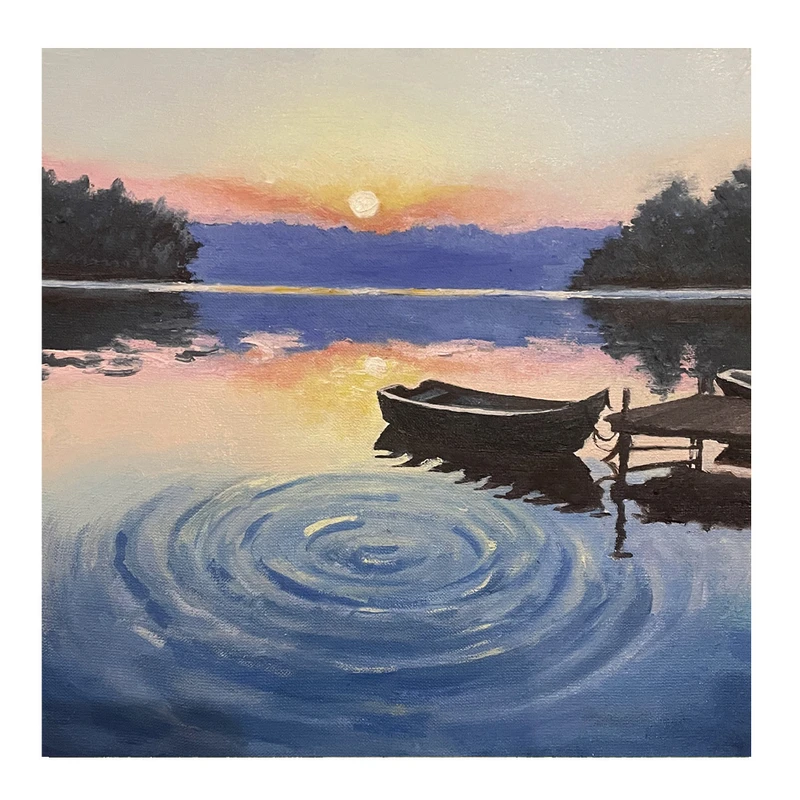 تابلو نقاشی رنگ روغن به سبک امپرسیونیسم کد G0264