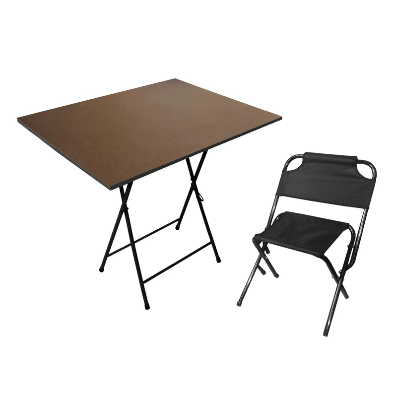 میز و صندلی سفری میزیمو مدل برزنتی پشتدار کد 10462