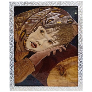 تابلو معرق کاری طرح نازگل مدل sw20