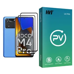 HVT PV Glass MIX002 Screen Protector For Xiaomi Poco M4 Pro Pack Of 2