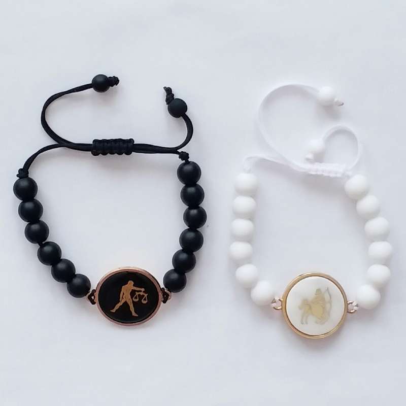 دستبند مدل مهر کد F112 مجموعه 2 عددی دستبند مدل مهر کد F112 مجموعه 2 عددی