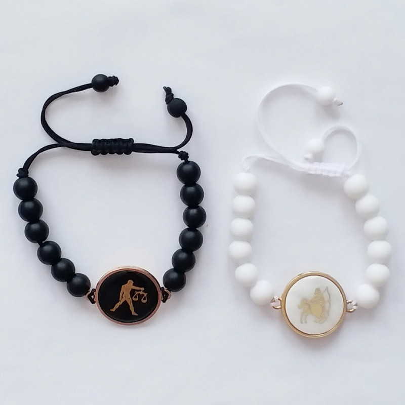 دستبند مدل مهر کد F112 مجموعه 2 عددی دستبند مدل مهر کد F112 مجموعه 2 عددی