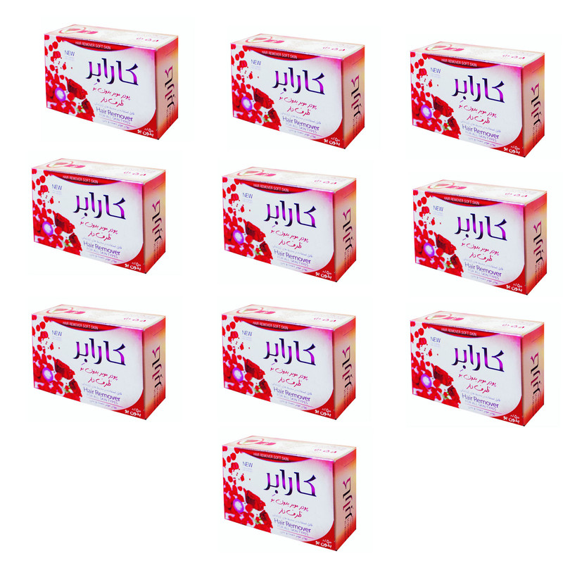 پودر موبر کارابر مدل رز وزن 50 گرم بسته 10 عددی