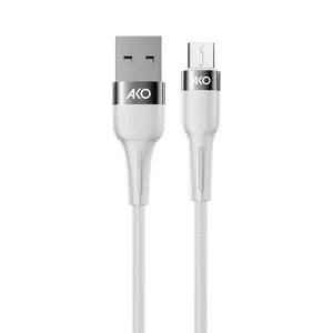 کابل تبدیل USB به MicroUSB آکو مدل AC-2 طول 1متر