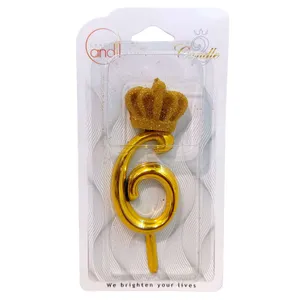 شمع تولد مدل عدد 6