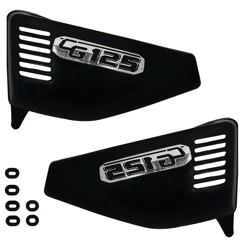 قاب بغل موتور سیکلت مدل A1B بسته 2 عددی به همراه لاستیک قاب بغل