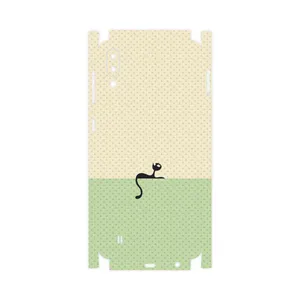 MAHOOT Minimal Internet Cat Icon-FullSkin Cover Sticker for Samsung Galaxy M10