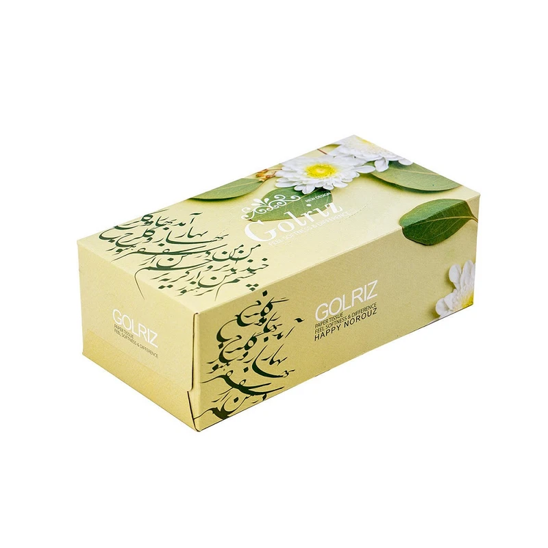 دستمال کاغذی 100 برگ گلریز مدل نوروز مبارک 3