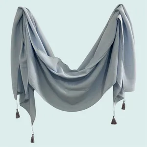 شال زنانه مدل نخی پلیسه جناقی کد ۰۰۴۵