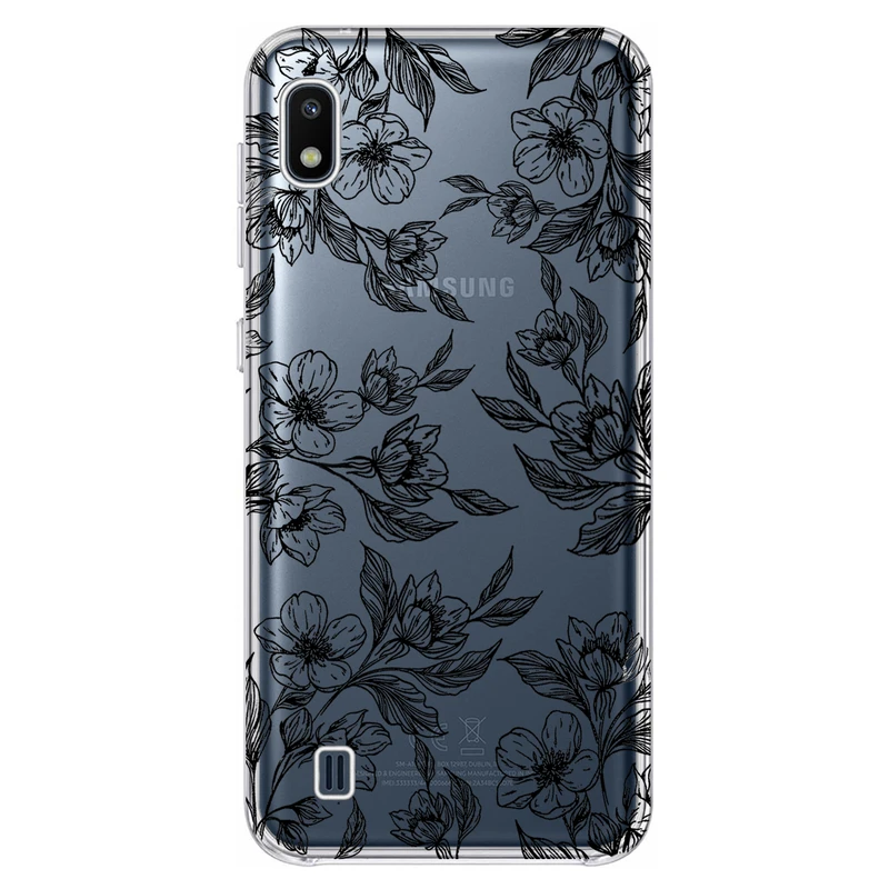 کاور مگافون طرح گل مدل C50-B مناسب برای گوشی موبایل سامسونگ Galaxy A10