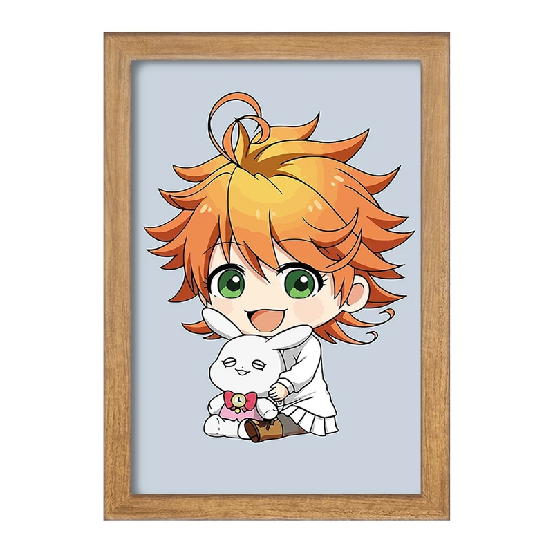 تابلو خندالو مدل نورلند انیمه ناکجا آباد موعود Promised Neverland  کد 10111