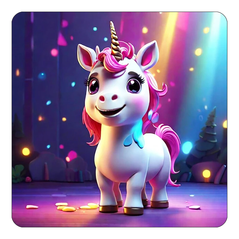 مگنت کاکتی طرح اسب تک شاخ و یونیکورن مدل mp30806