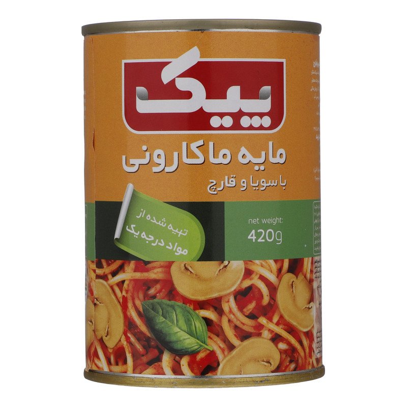 کنسرو مایه ماکارونی پیک - 420 گرم 