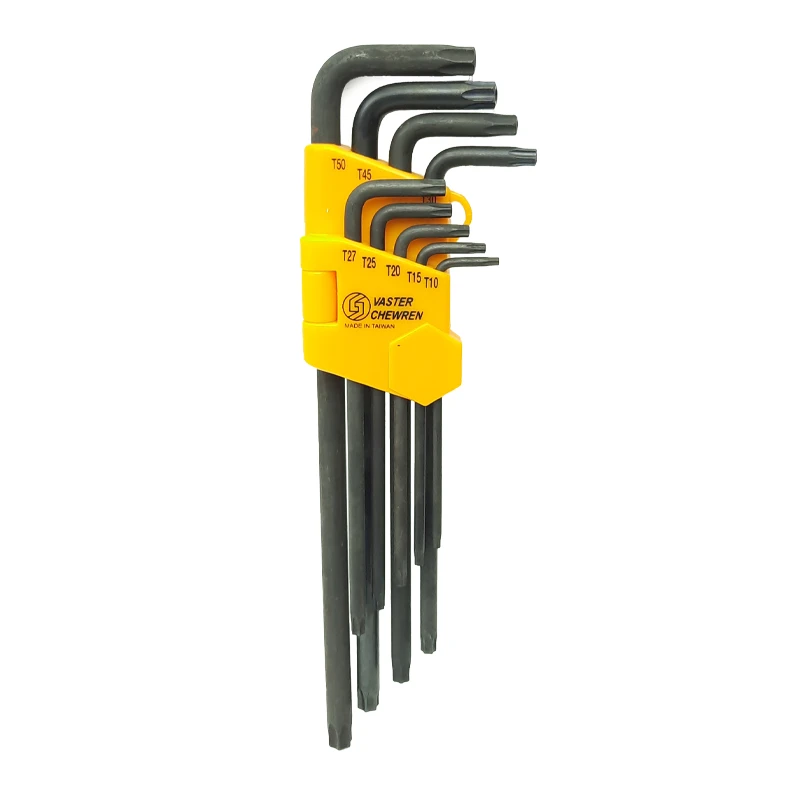 آچار آلن ستاره ای واستر مدل T10-T50 مجموعه 9 عددی