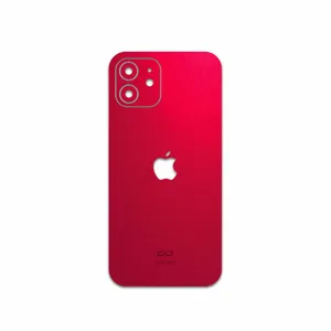 MAHOOT Matte-Warm-Red Cover Sticker for Apple iPhone 12