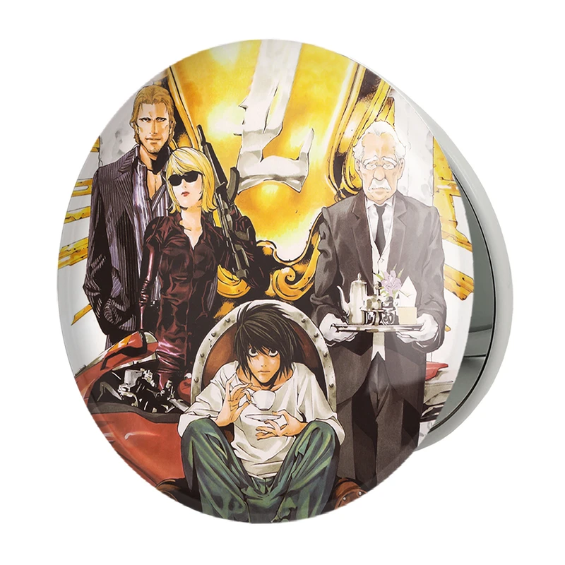 آینه جیبی خندالو طرح ال انیمه دفترچه مرگ Death Note مدل تاشو کد 11311 