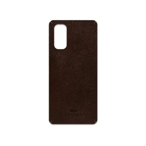MAHOOT Dark-Brown-Leather Cover Sticker for Oppo Reno4 Pro 5G