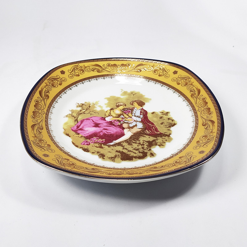 پیش دستی چینی پردیس کاشان مدل لیلی و مجنون بسته 6 عددی