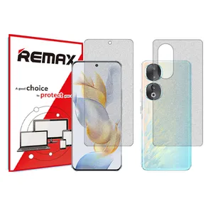 Matte screen protector Remix model HyMTT suitable for Honor 90 mobile phone along with the back of the phone