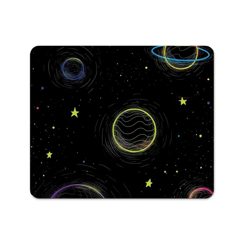   ماوس پد پاد آفرین طرح سیاره کد 691 سایز 19*24 سانتی متر