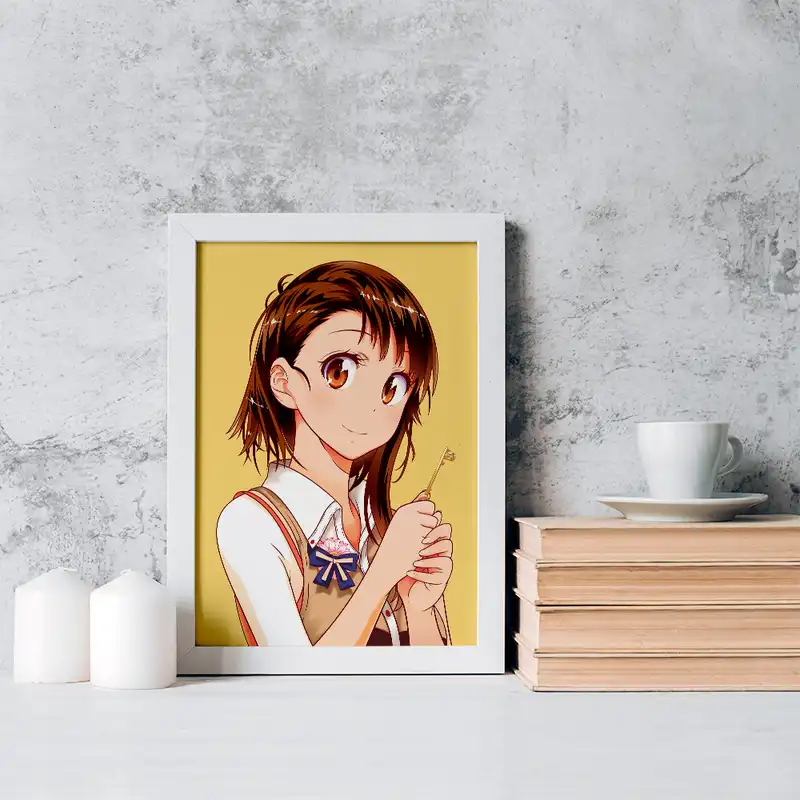 تابلو خندالو مدل اونودرا انیمه عشق دروغین کد 17129