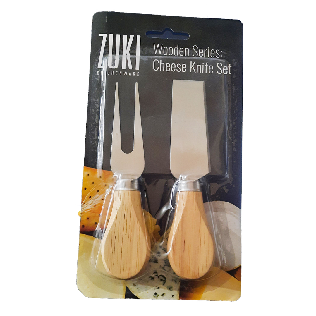کارد و چنگال صبحانه 2 پارچه مدل zuki