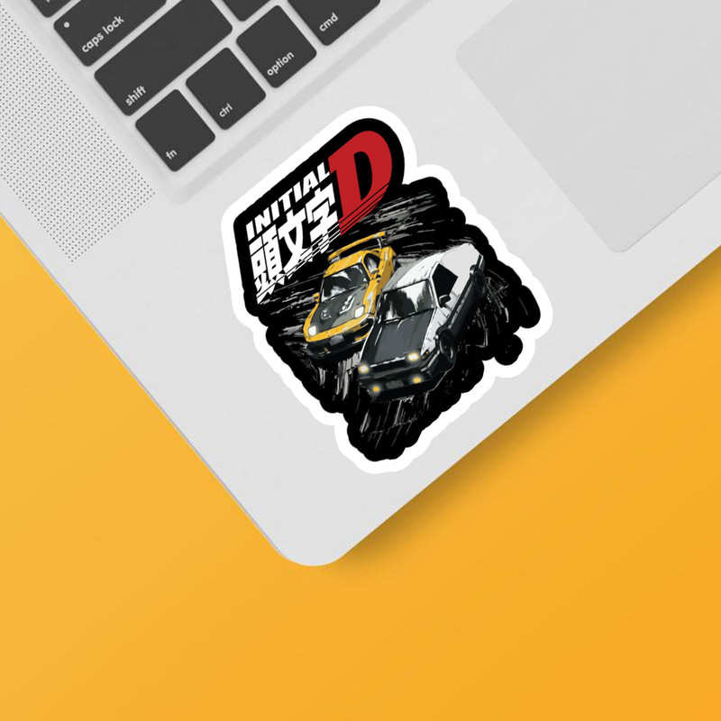 استیکر لپ تاپ و موبایل گوفی طرح دریفت کد DRJPN