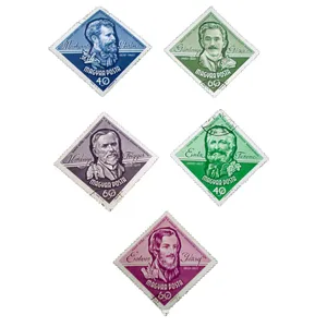 تمبر یادگاری طرح ملل کد mellal-504 مجموعه 5 عددی