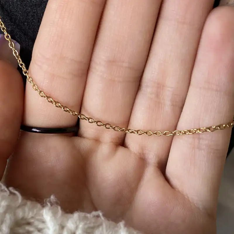 زنجیر زنانه مدل بافت کد B2