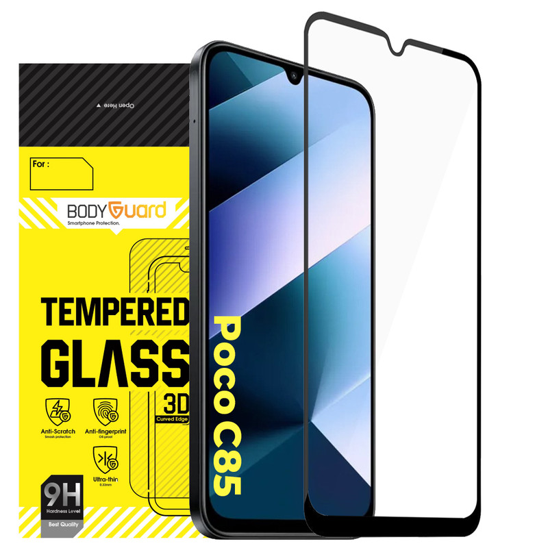 محافظ صفحه نمایش شیشه ای بادیگارد مدل FX مناسب برای گوشی موبایل شیائومی Poco C85