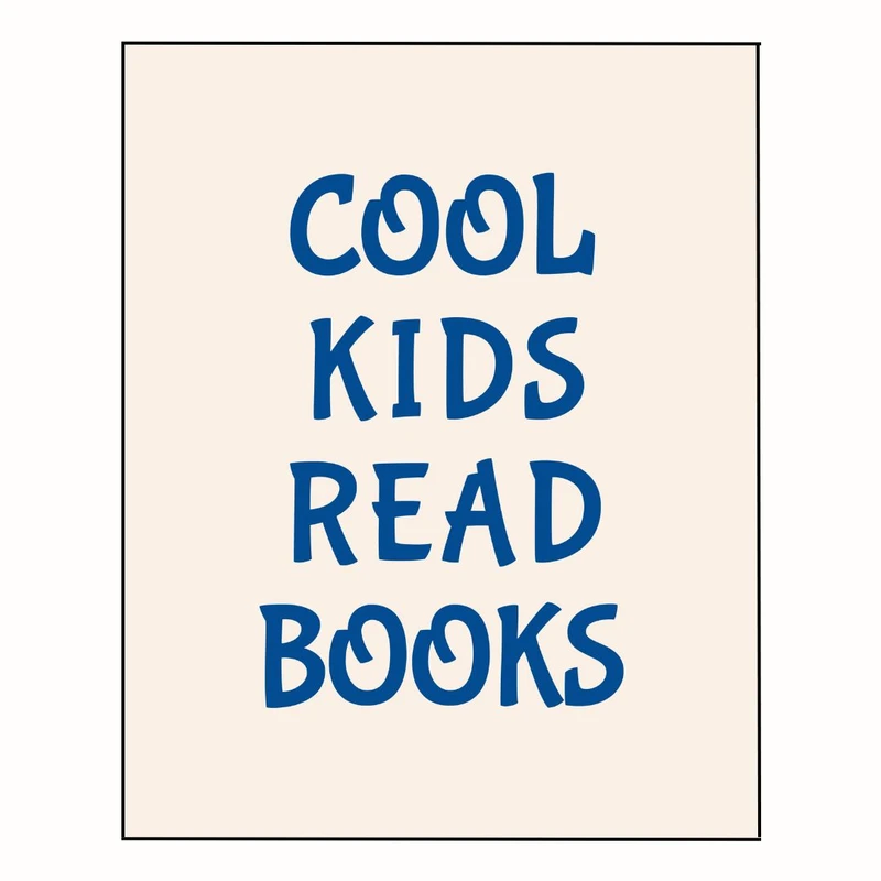 پوستر مدل کودکان باحال کتاب می‌خوانند