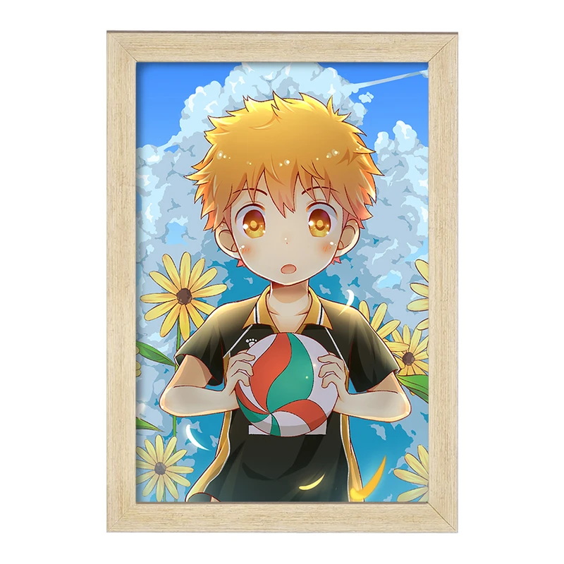 تابلو خندالو مدل هیناتا شویو انیمه آبشار سرنوشت هایکیو کاگیاما  کد 11183