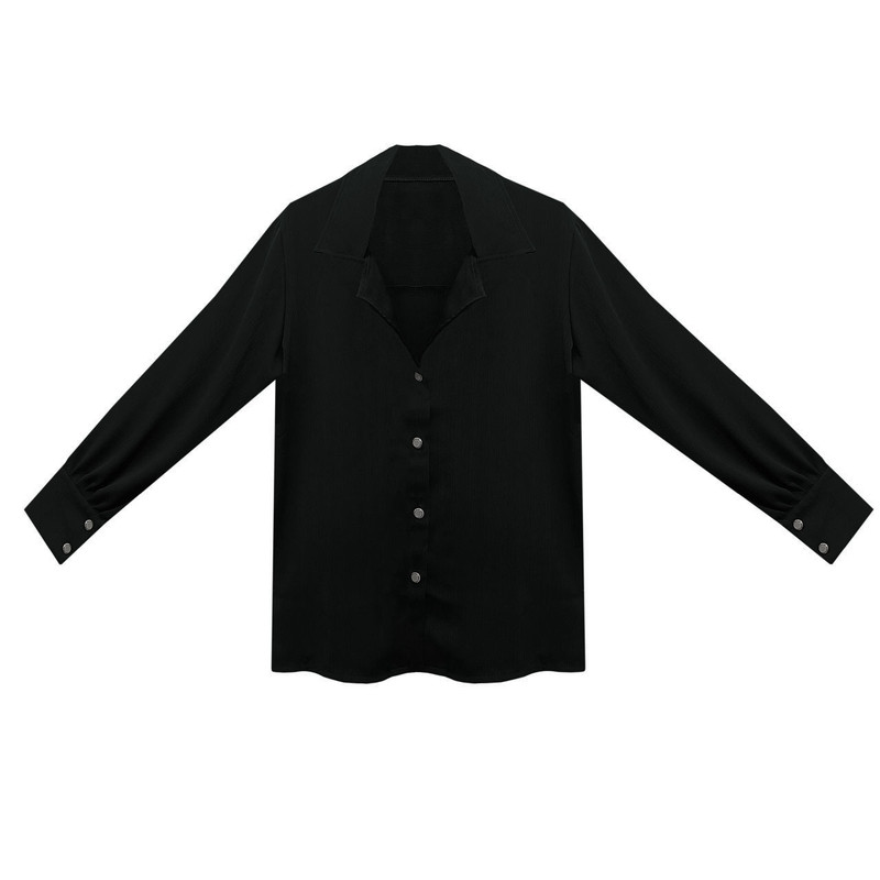 شومیز آستین بلند یقه برگردان زنانه مدل sd-1