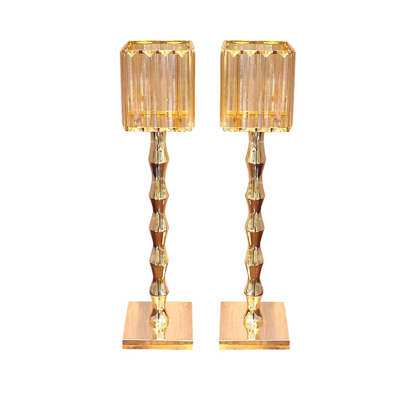 شمعدان مدل 317/15 مناسب برای شمع استوانه ای مجموعه دو عددی