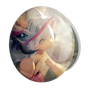 آینه جیبی خندالو طرح ناناچی انیمه ساخته شده در پرتگاه مدل تاشو کد 24344 