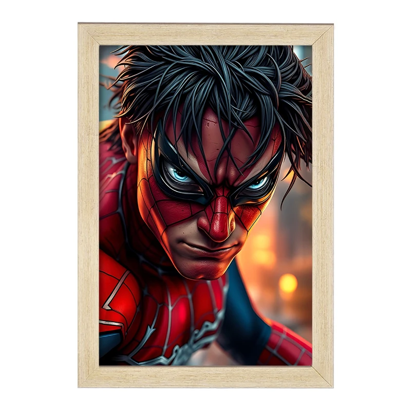 تابلو خندالو مدل مرد عنکبوتی کد F12724