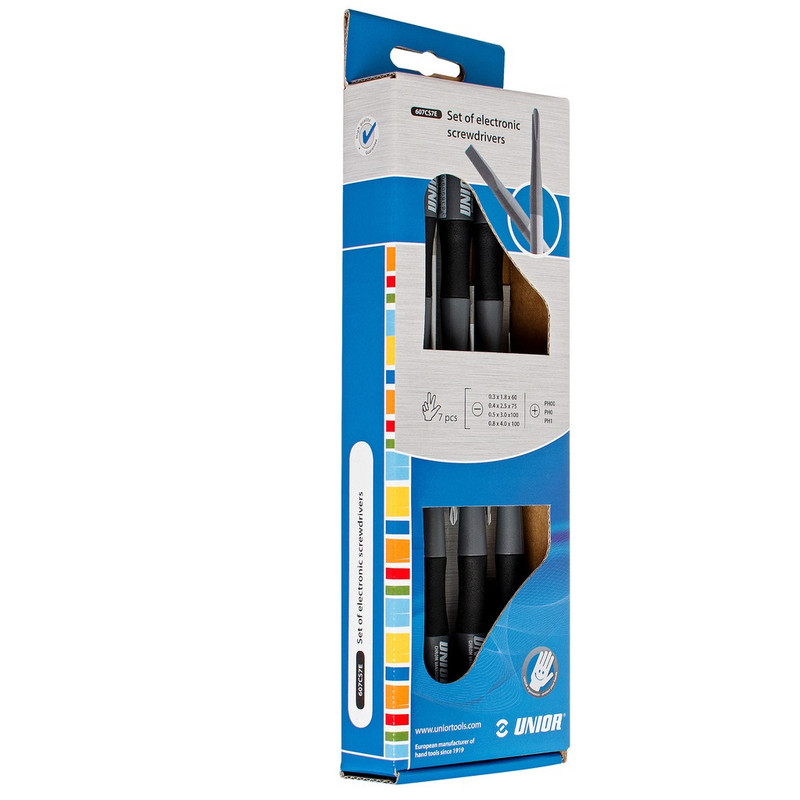 پیچ گوشتی ساعتی یونیور مدل 607CS7E بسته 7 عددی