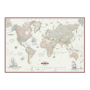 نقشه کشورهای جهان گیتاشناسی نوین کد 2001